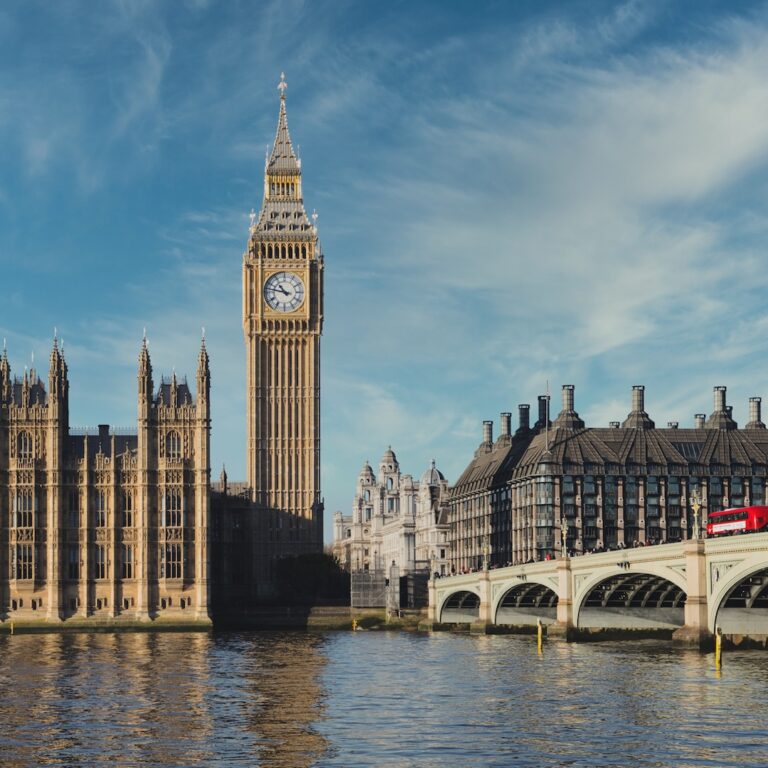 Big Ben clock tower in London, England