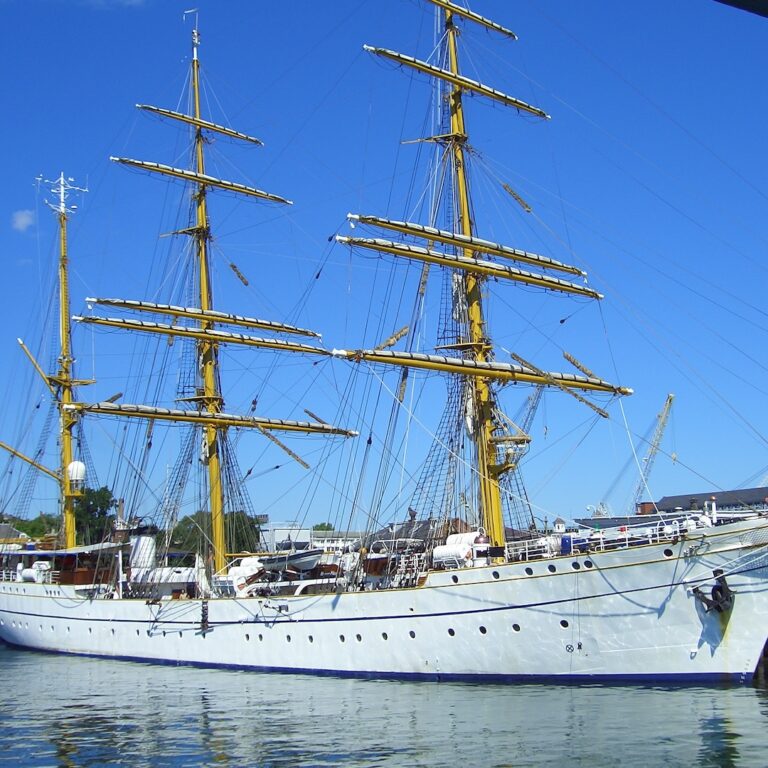Gorch Fock in Boston Harbor